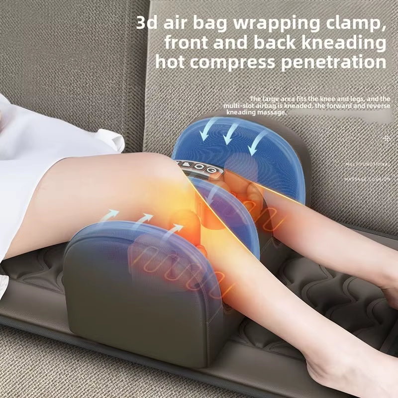 Transform Your Relaxation Experience with the Ultimate Multifunctional Electric Massage Mattress Cushion - Ideal for Neck, Shoulder, Waist & Back Relief