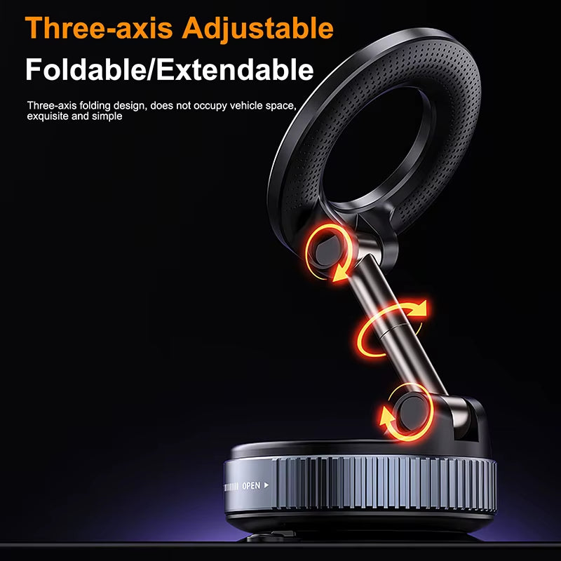 Revolutionary 360° Magnetic Car Phone Holder - Perfect for iPhone Live Streaming and Hands-Free Use