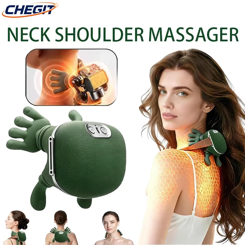 Experience Ultimate Relaxation with Our Electric Shiatsu Neck and Shoulder Massager for Deep Tissue Relief