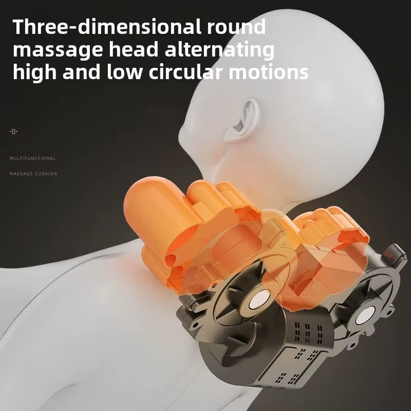 Transform Your Relaxation Experience with the Ultimate Multifunctional Electric Massage Mattress Cushion - Ideal for Neck, Shoulder, Waist & Back Relief