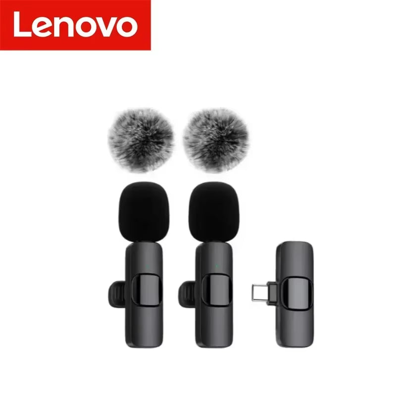 Elevate Your Audio Experience with the Compact Wireless Lavalier Microphone - Ideal for Android & iPhone Live Streaming and Gaming!