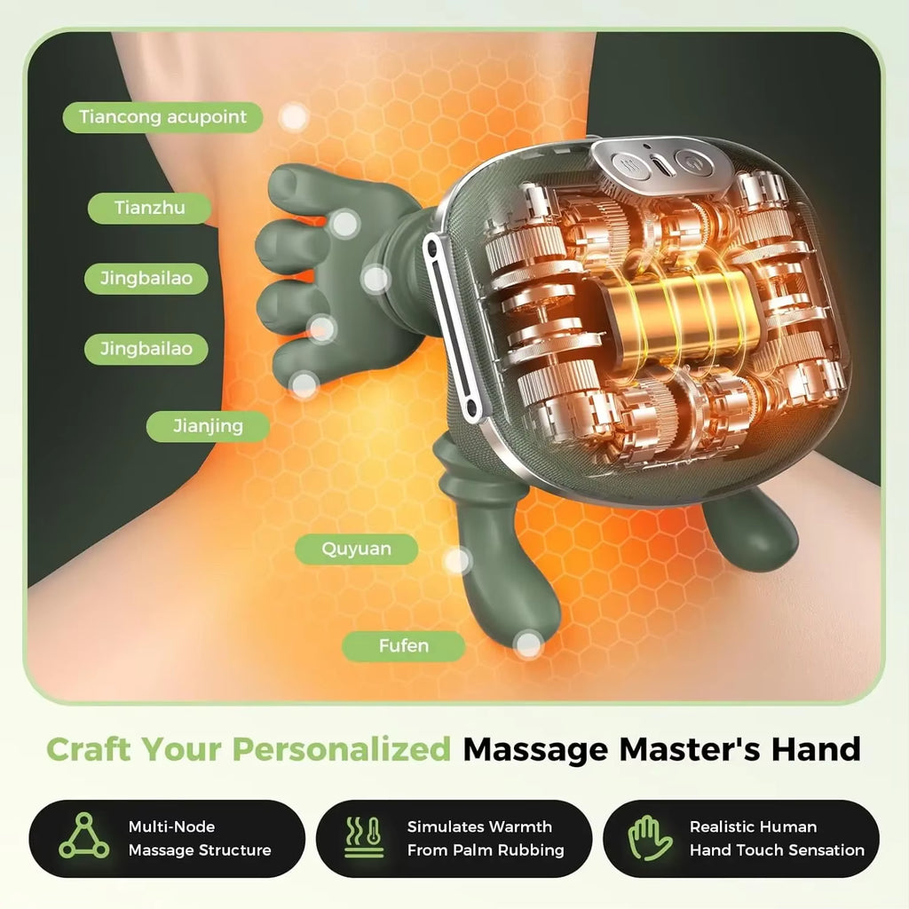 Experience Ultimate Relaxation with Our Electric Shiatsu Neck and Shoulder Massager for Deep Tissue Relief