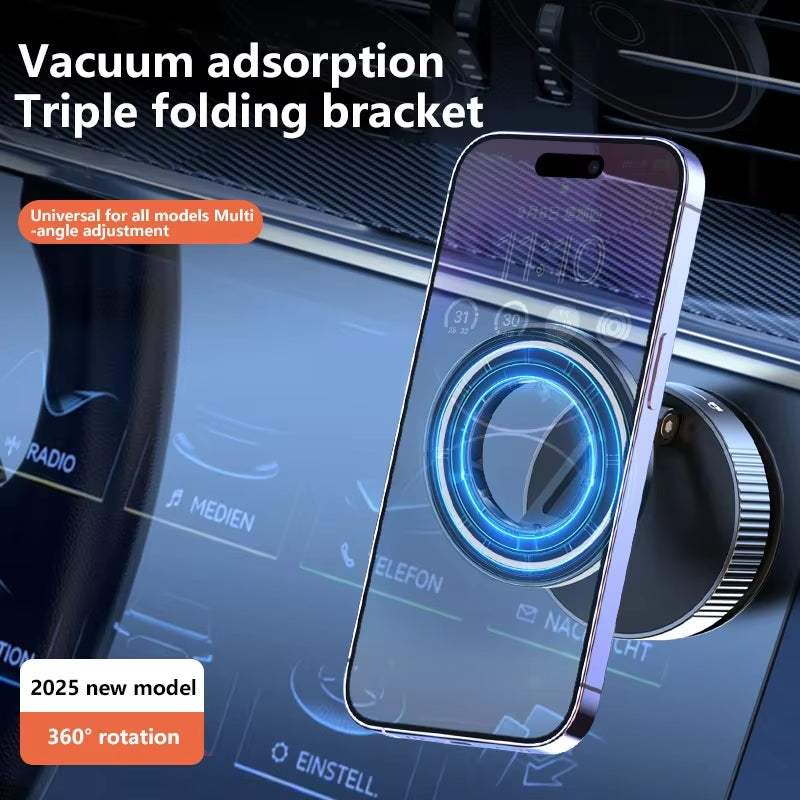 Revolutionary 360° Magnetic Car Phone Holder - Perfect for iPhone Live Streaming and Hands-Free Use