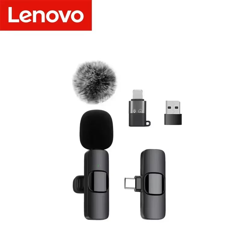 Elevate Your Audio Experience with the Compact Wireless Lavalier Microphone - Ideal for Android & iPhone Live Streaming and Gaming!